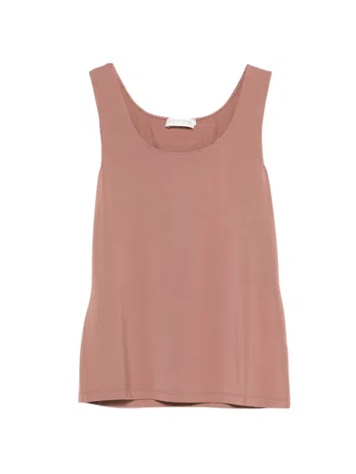 Le Tricot Perugia Sleeveless Top In Red