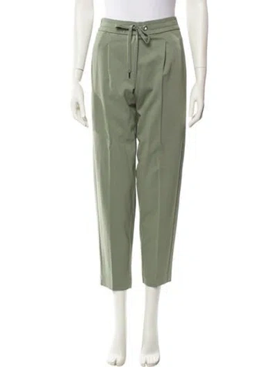 Pre-owned Le Tricot Perugia Straight Leg Pants In Green
