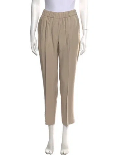 Pre-owned Le Tricot Perugia Straight Leg Pants W/ Tags In Neutral