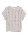 Le Tricot Perugia Cable-knit Jumper In Neutral