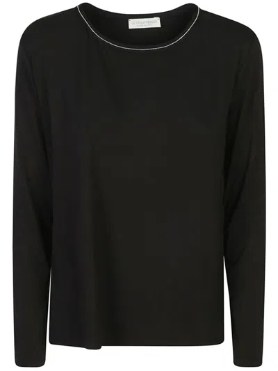 Le Tricot Perugia T-shirts And Polos In Black