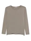 Le Tricot Perugia Long-sleeve T-shirt In Brown