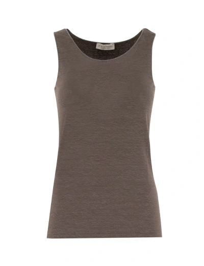 Le Tricot Perugia Top In Brown