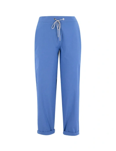 Le Tricot Perugia Trousers In Azure_beige