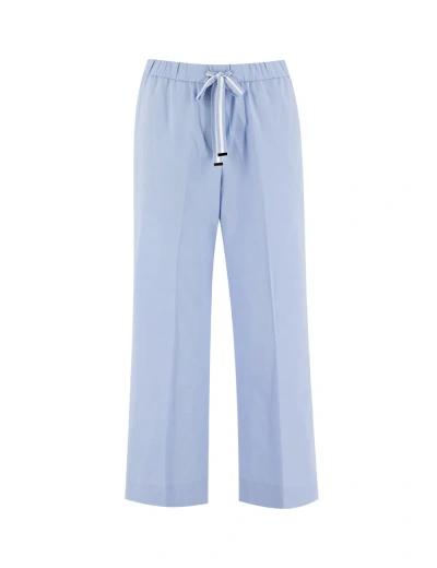 Le Tricot Perugia Trousers In Sky_sky_white