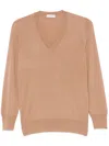 V领毛衣