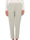 Le Tricot Perugia White Polyester Blend Trousers In Gray
