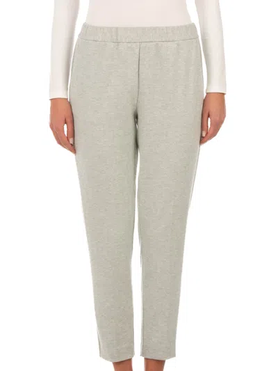 LE TRICOT PERUGIA LE TRICOT PERUGIA WHITE POLYESTER BLEND TROUSERS