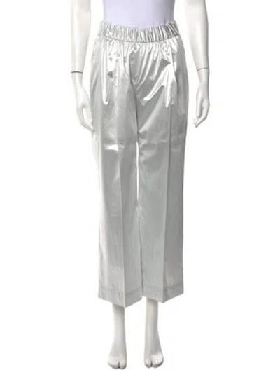 Pre-owned Le Tricot Perugia Wide Leg Pants W/ Tags In Gray