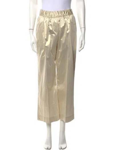 Pre-owned Le Tricot Perugia Wide Leg Pants W/ Tags In Neutral
