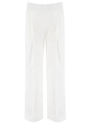 Le Tricot Perugia Wide Trousers With Elasticated Waistband
