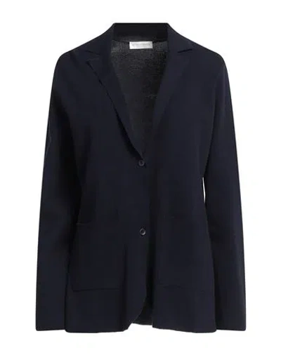 Le Tricot Perugia Woman Blazer Midnight Blue Size L Cotton, Polyester