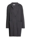 Le Tricot Perugia Woman Cardigan Charcoal Size M Virgin Wool