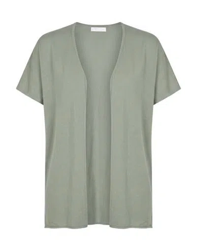 Le Tricot Perugia Woman Cardigan Sage Green Size S Viscose, Polyester