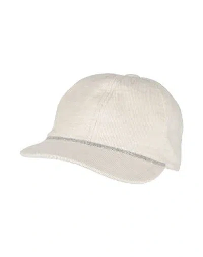 Le Tricot Perugia Woman Hat Beige Size Onesize Cotton, Elastane, Brass In Neutral