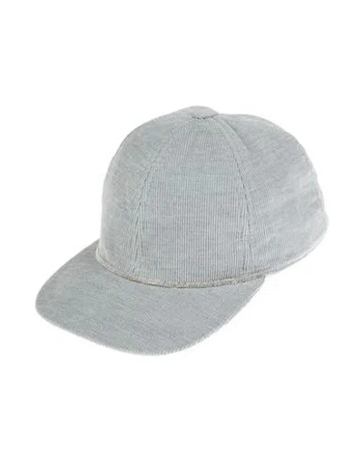 Le Tricot Perugia Woman Hat Light Grey Size Onesize Cotton, Elastane, Brass In Gray