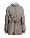 Le Tricot Perugia Woman Jacket Grey Size L Polyester, Virgin Wool, Silk, Cashmere In Grey