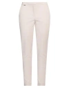 Le Tricot Perugia Woman Pants Beige Size 8 Cotton, Elastane In Beige