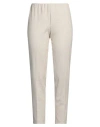 Le Tricot Perugia Woman Pants Beige Size Xxl Polyester, Viscose, Polyamide, Elastane In Beige