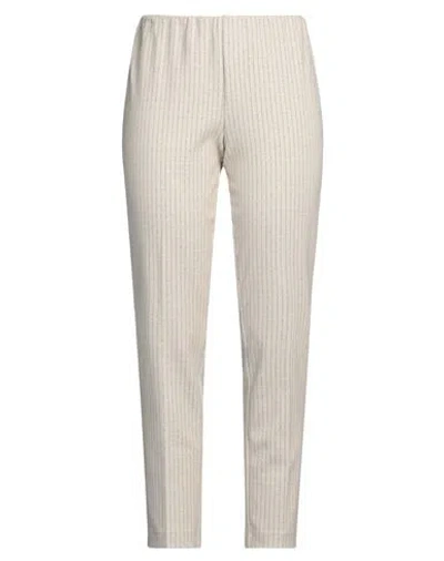 Le Tricot Perugia Woman Pants Beige Size Xxl Polyester, Viscose, Polyamide, Elastane