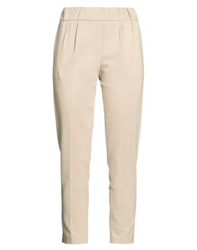 Le Tricot Perugia Woman Pants Beige Size Xl Viscose, Polyamide, Elastane