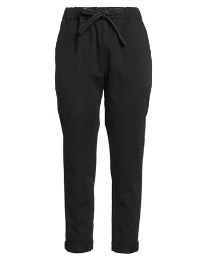 Le Tricot Perugia Woman Pants Black Size 10 Cotton, Elastane