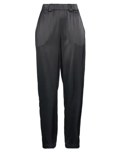 Le Tricot Perugia Woman Pants Black Size S Silk, Elastane