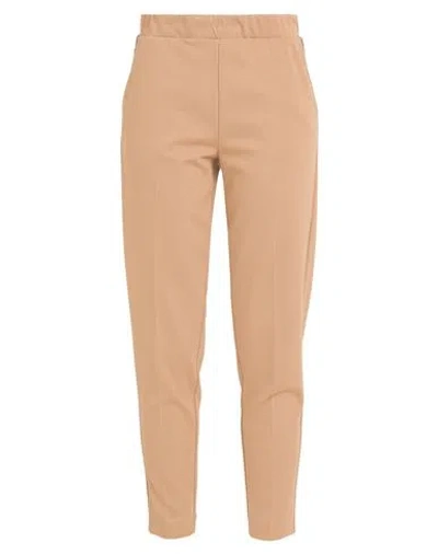 Le Tricot Perugia Woman Pants Camel Size M Viscose, Polyamide, Elastane