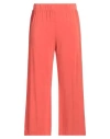 Le Tricot Perugia Woman Pants Coral Size M Viscose, Polyamide, Elastane In Red