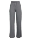 LE TRICOT PERUGIA LE TRICOT PERUGIA WOMAN PANTS GREY SIZE M VIRGIN WOOL, SILK, CASHMERE, POLYESTER