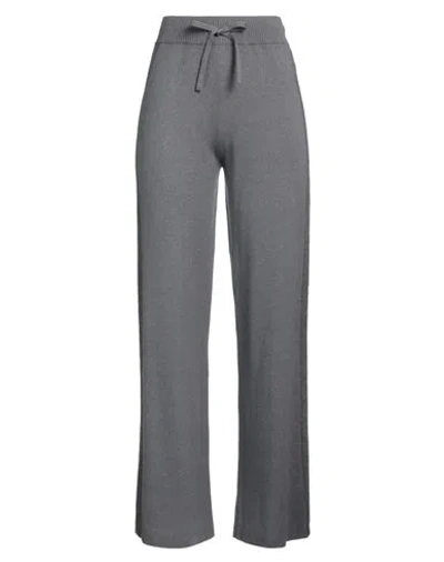 Le Tricot Perugia Woman Pants Grey Size M Virgin Wool, Silk, Cashmere, Polyester