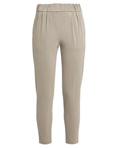 Le Tricot Perugia Woman Pants Grey Size S Viscose, Polyamide, Elastane