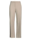 Le Tricot Perugia Woman Pants Khaki Size Xl Viscose, Polyamide, Elastane In Neutral