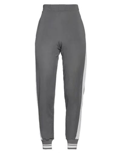 Le Tricot Perugia Woman Pants Lead Size M Viscose, Polyamide, Elastane, Cotton In Grey