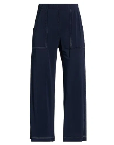 Le Tricot Perugia Woman Pants Navy Size Xs Viscose, Elastane In Blue