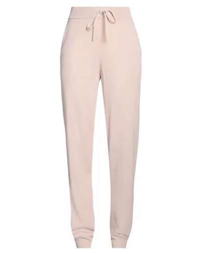 Le Tricot Perugia Woman Pants Pink Size L Viscose, Cotton