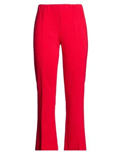 Le Tricot Perugia Woman Pants Red Size M Viscose, Polyamide, Elastane
