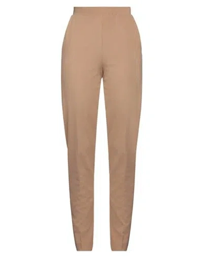 Le Tricot Perugia Woman Pants Sand Size M Viscose, Polyamide, Elastane In Beige