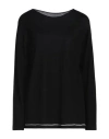 Le Tricot Perugia Woman Sweater Black Size M Virgin Wool