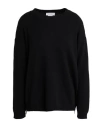 Le Tricot Perugia Woman Sweater Black Size S Virgin Wool, Silk, Cashmere In Black