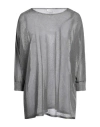 Le Tricot Perugia Woman Sweater Grey Size L Viscose, Polyester