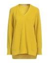 Le Tricot Perugia Woman Sweater Marigold Size M Virgin Wool, Silk, Elastane