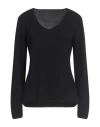 Le Tricot Perugia Woman Sweater Navy Size L Virgin Wool, Silk, Cashmere