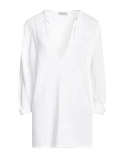Le Tricot Perugia Woman Sweater White Size L Cotton