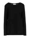 Le Tricot Perugia Woman T-shirt Black Size L Viscose, Elastane In Black