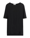 Le Tricot Perugia Woman T-shirt Black Size Xxxl Viscose, Elastane