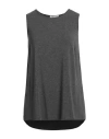 Le Tricot Perugia Woman Tank Top Grey Size Xs Viscose, Elastane