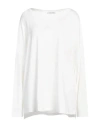 Le Tricot Perugia Woman T-shirt Off White Size Xxl Viscose, Elastane