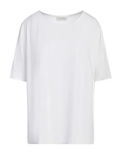 Le Tricot Perugia Woman T-shirt White Size Xxl Viscose, Elastane
