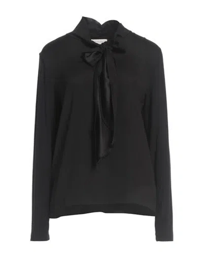 Le Tricot Perugia Woman Top Black Size L Silk, Elastane